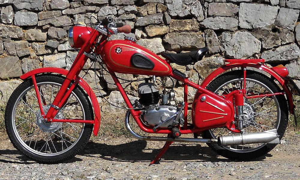 Csepel 125D piros 1955